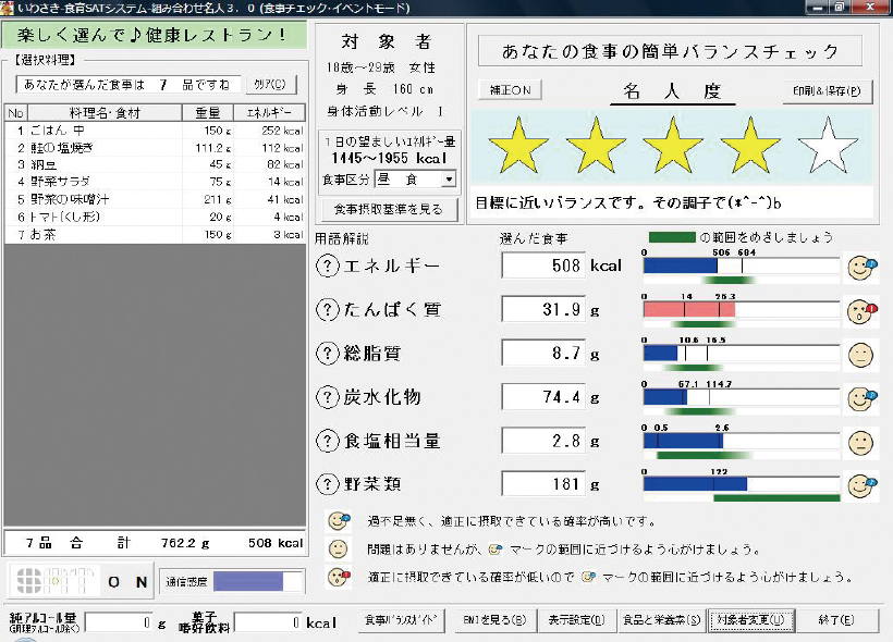 バランスチェック表